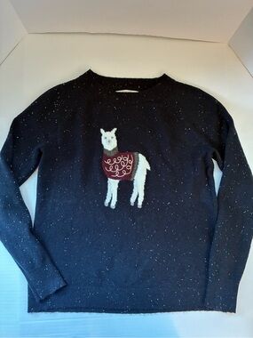 Women’s LOFT LLAMA Speckled Sweater Medium